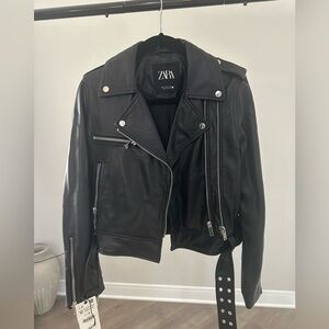 Leather jacket Zara
